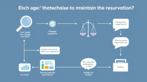 예약 변경과 유지 결정을 위한 기준 가이드