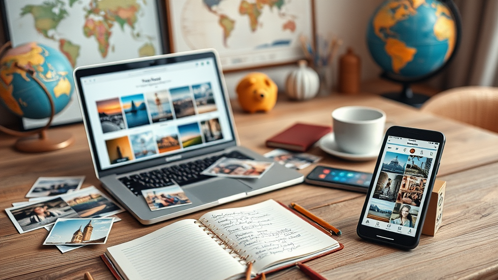 여행 후 사진 정리와 공유의 어려움