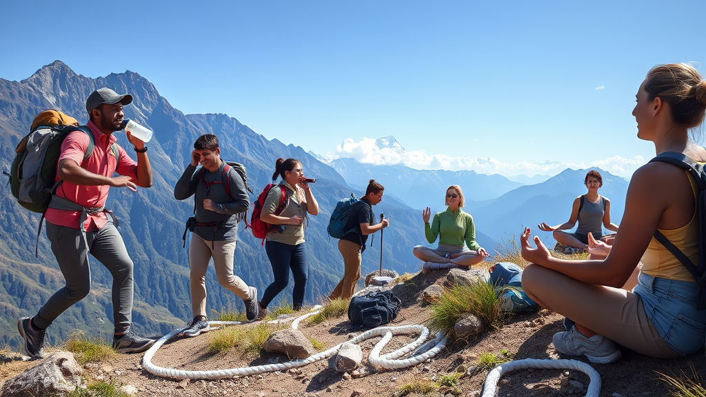 여행 중 에너지 소모 패턴과 회복 전략