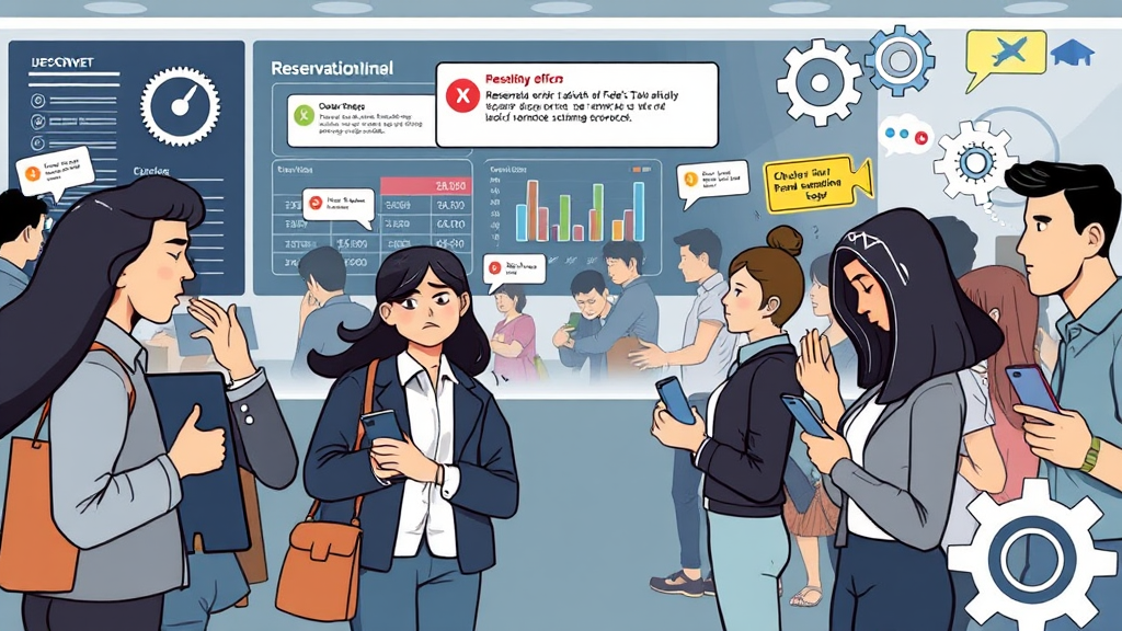 예약 착오가 초래한 연쇄 문제와 해결 방안