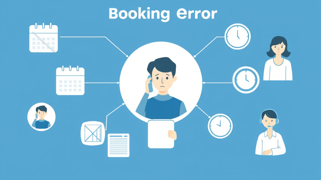 예약 착오가 초래한 연쇄 문제 사례와 고객 불만 분석