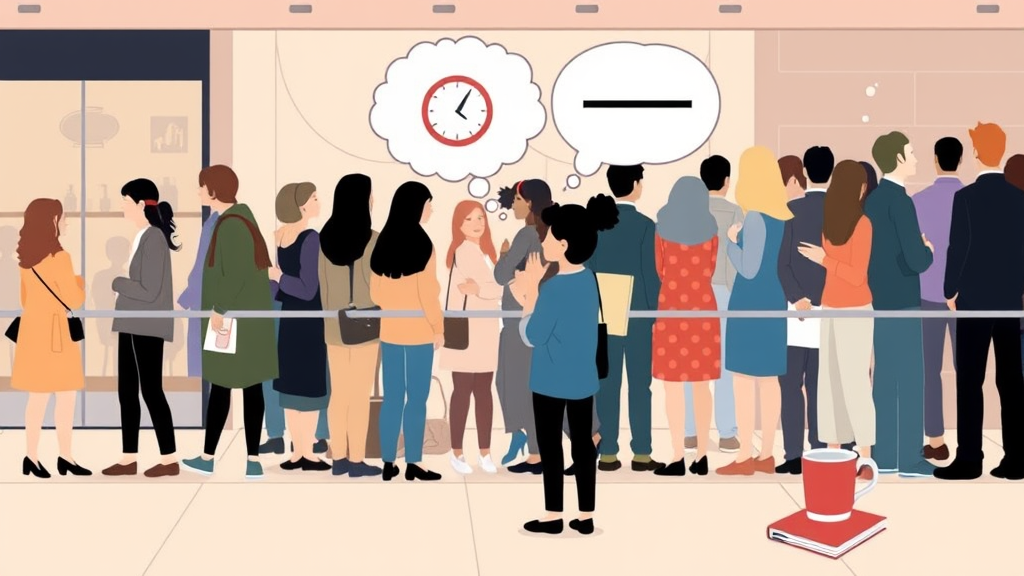 줄이 너무 길 때, 기다릴지 포기할지 결정하는 법