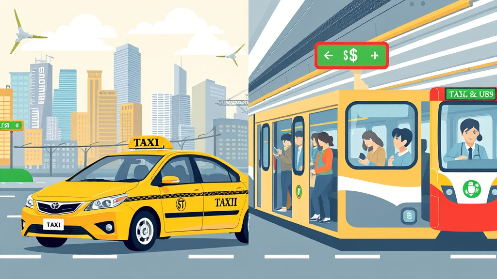 택시와 대중교통, 어떤 선택이 더 나은가?