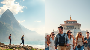 여행 중 타인 의존도 이해하기 혼자 여행과 단체 여행의 비교