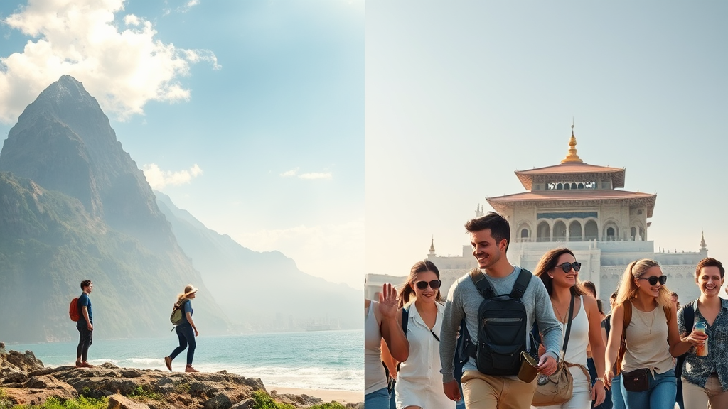 여행 중 타인 의존도 이해하기 혼자 여행과 단체 여행의 비교