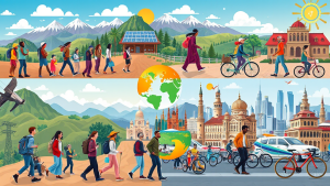 여행 중 사회적 에너지 소비 차이 분석