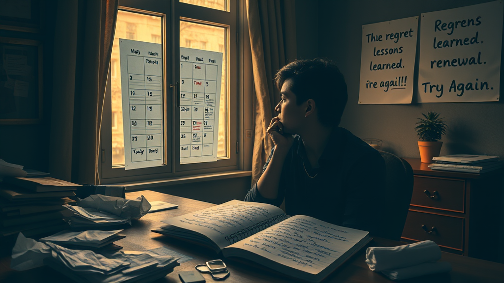 일정을 포기한 후 느낀 후회와 재도전의 기록