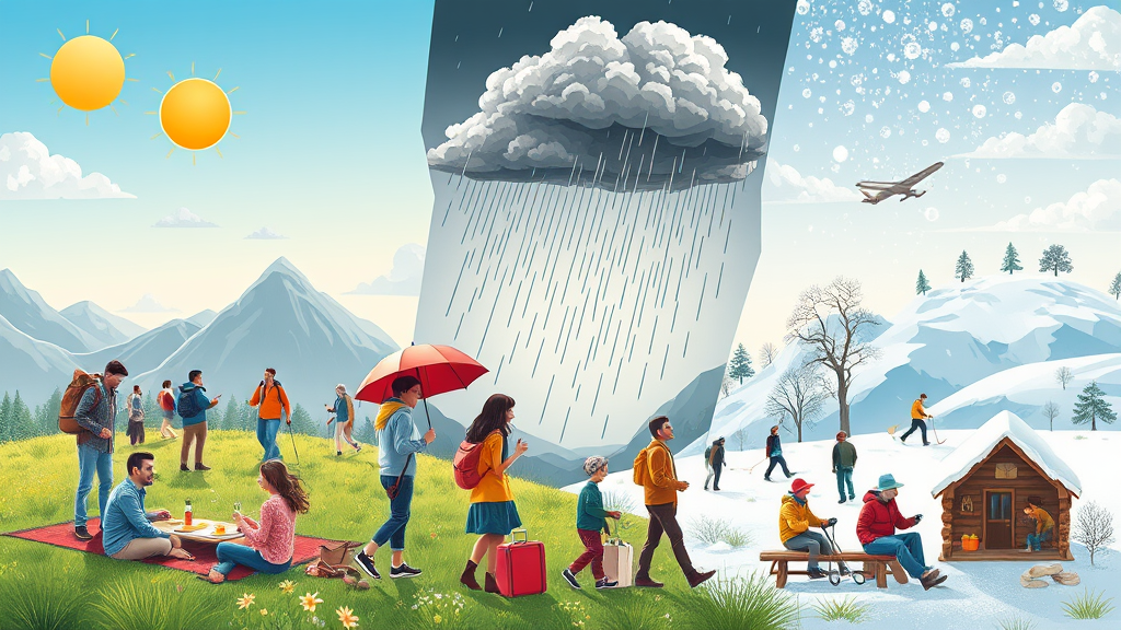 날씨 하나로 모든 게 꼬인 여행 이야기 날씨에 따른 여행 계획과 정보