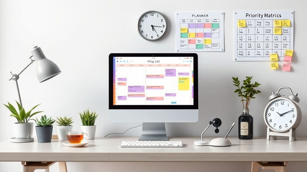 효율적이고 스트레스 없는 일정 구성 방법