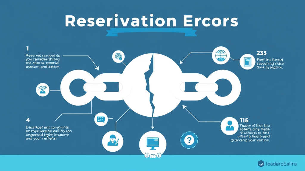 예약 착오가 초래한 연쇄 문제 사례와 고객 불만 분석