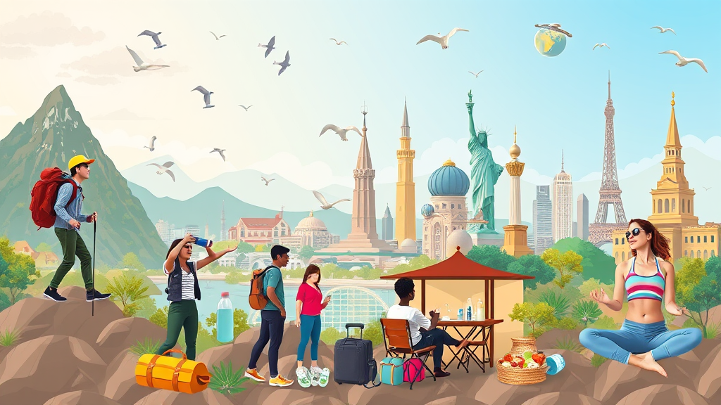 여행 중 에너지 소모 패턴 및 관리 방법