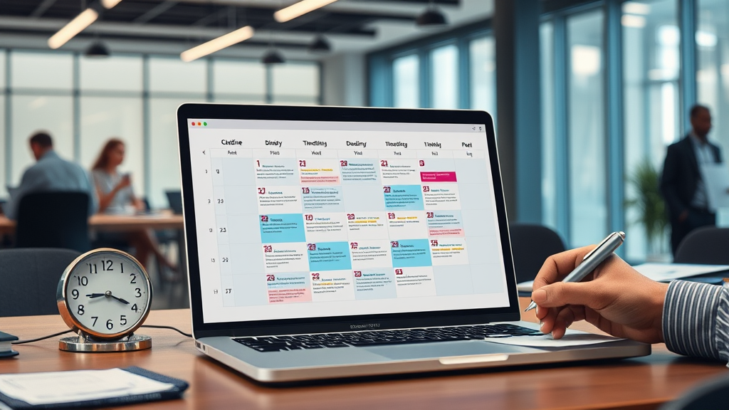 일정 종료 시점 효과적으로 설정하기