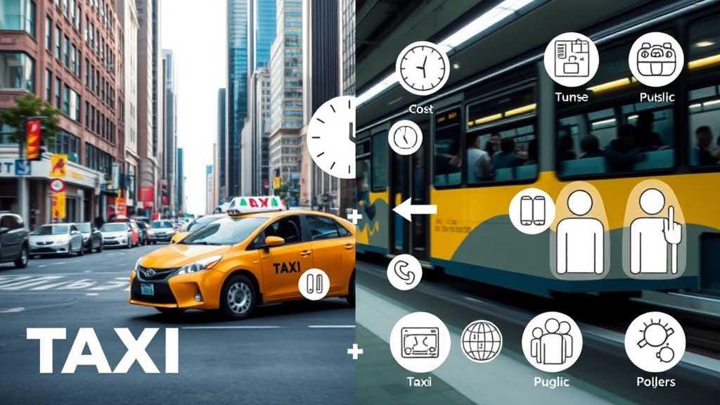 택시와 대중교통, 어떤 선택이 더 현명할까?