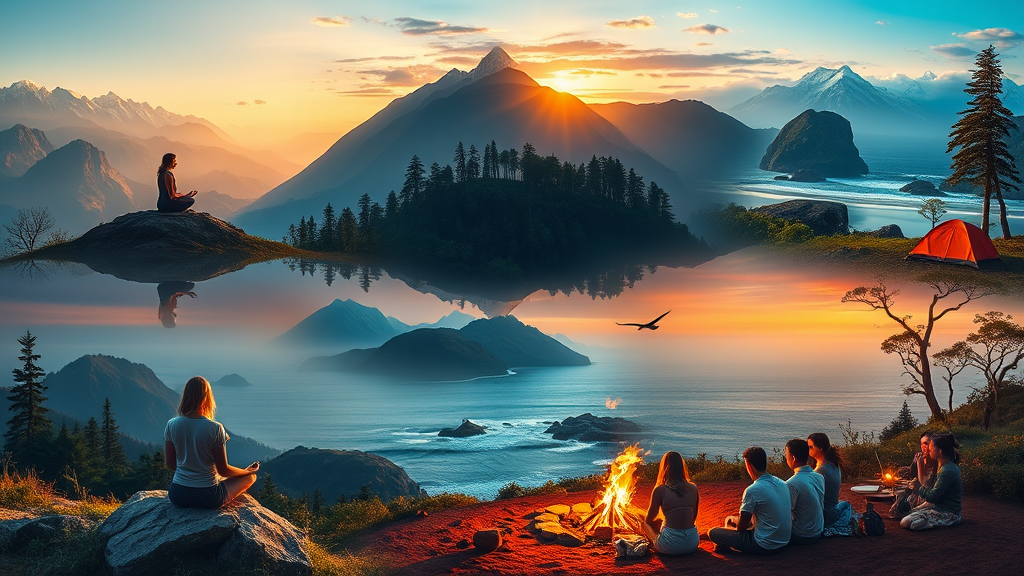 여행 몰입도를 높이는 사고 방식과 정신적 성장