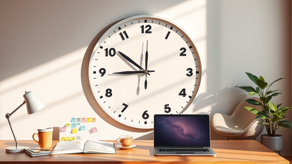 하루를 반으로 나누어 효율적으로 관리하는 방법