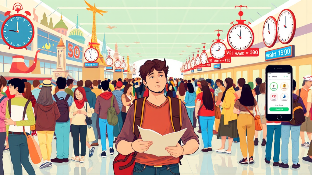 관광지 대기 시간과 선택 기준 효율적인 관광을 위한 팁