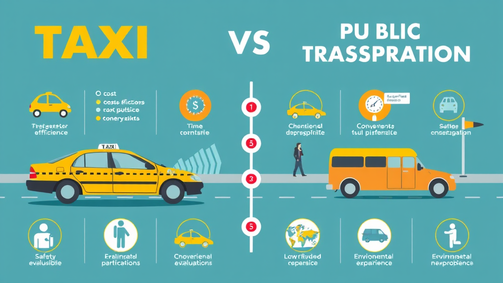 택시와 대중교통, 선택의 기준을 분석하다