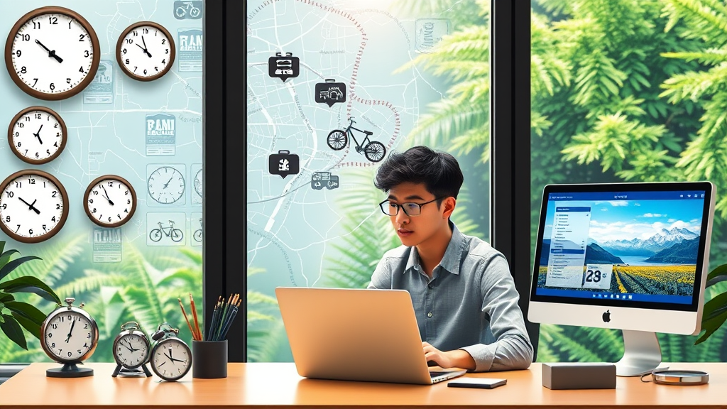 이동 시간이 길 때 효율성을 높이는 방법